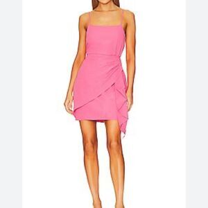 NWT BCBGeneration Mini Bodycon Dress in Begonia Pink Size 10 Formal Wear Wedding